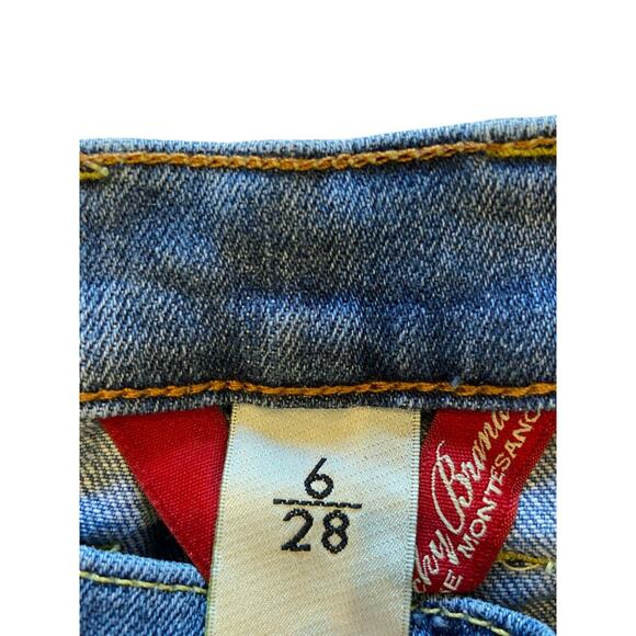 Lucky Brand Womens Blue Denim Jeans Size 6/28 Sweet N Low Crop Medium Wash - Picture 6 of 12